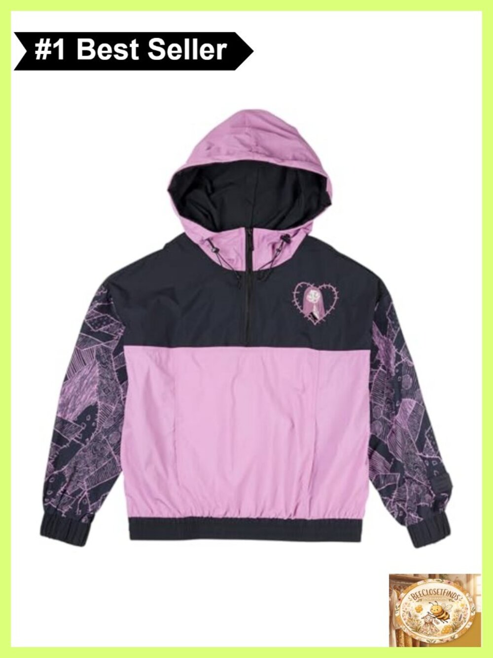 Loungefly Nightmare Before Christmas Sally Nylon Windbreaker Jacket